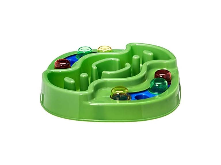 Amazon Basics Pet Activity Center and Feeder, Green - Image 1