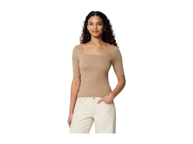 Amazon Essentials Women Half Sleeve Square Neck Tee - Image 1