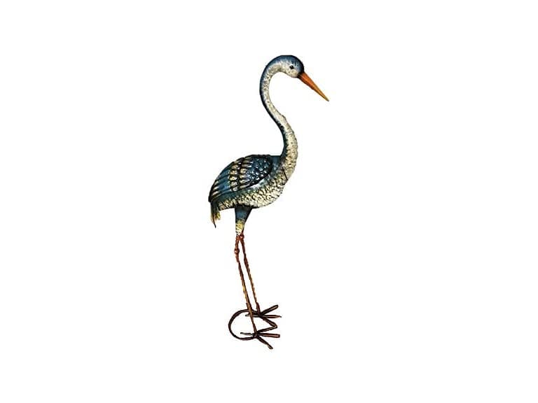 Santa's Workshop 43" Iron Blue Heron - Image 1