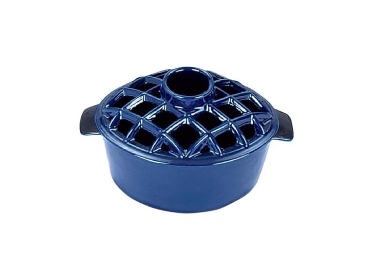 Blue Lattice Top Steamer - Image 1