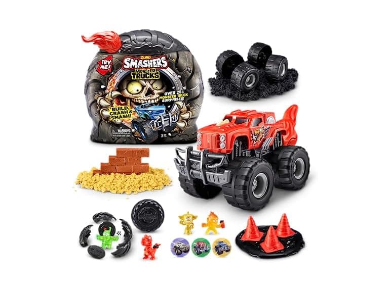 Smashers Monster Wheels RED Flame Mystery Pack - Image 1