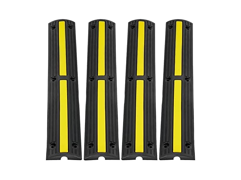 3.28 ft Cable Protector Ramp, 4 Pack of - Image 1