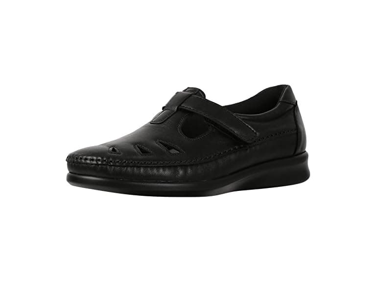 SAS Roamer T-Strap Comfort Loafer Black - Image 1