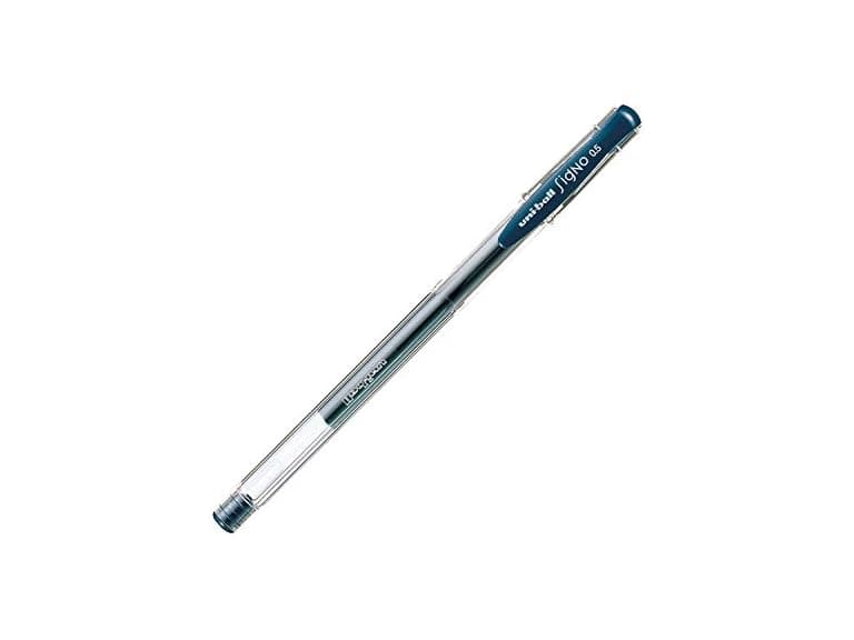 Uni Gel Ballpoint Pen Ball Signo Standard Blue Black - Image 1