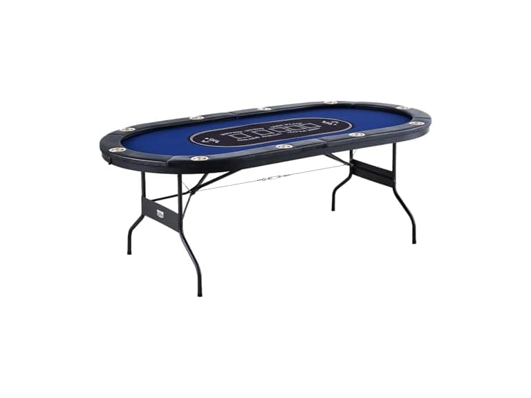 VEVOR 10 Player Foldable Poker Table - Image 1