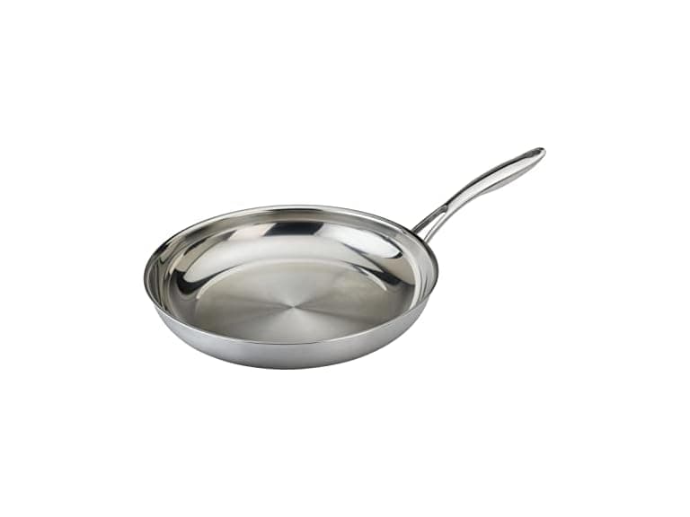 Black Cube Stainless Steel Cookware, Fry Pan, 12.5-Inch Diameter - Image 1