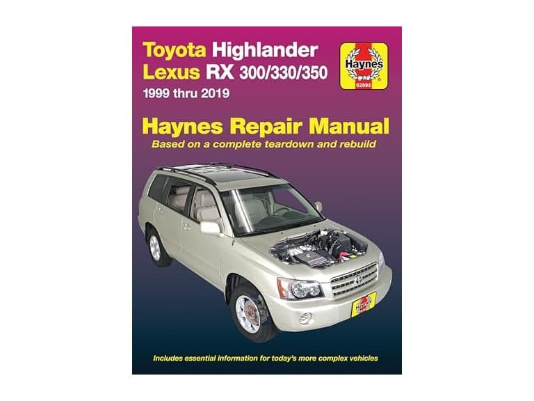 Haynes Toyota Highlander Lexus RX 300/330/350 - Image 1