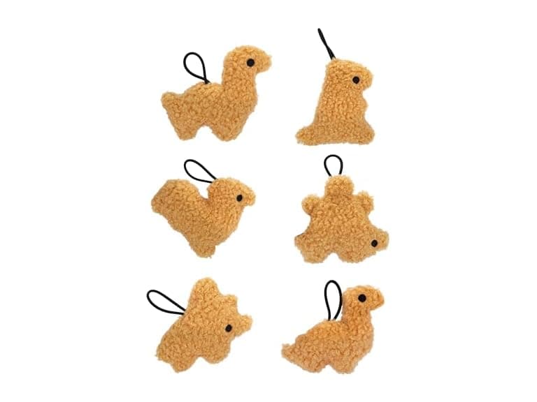 Russ Snackeez 3.5-Inch Keychain Dino Nuggets 6-Pk - Image 1