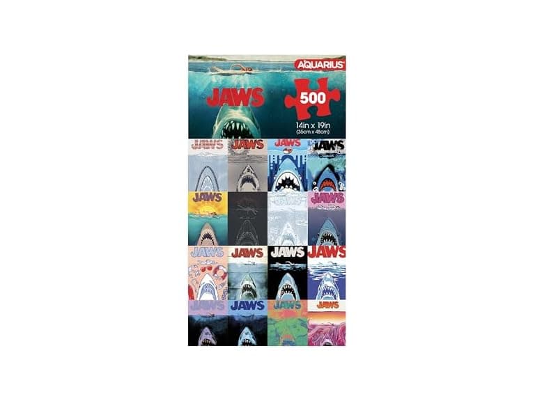 Aquarius Jaws 500 Piece Jigsaw Puzzle - Image 1