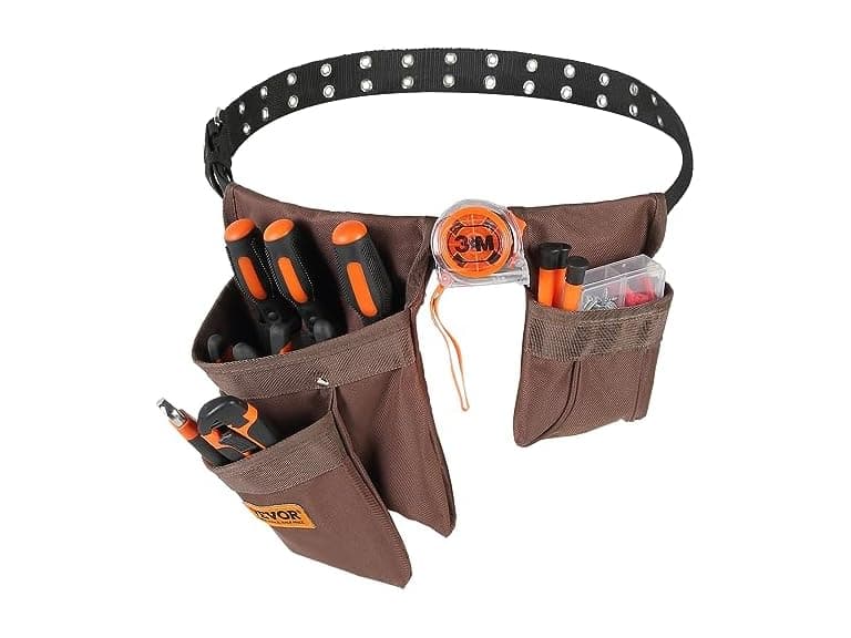 13 Pockets Tool Belt, Adjusts from 29 Inches - Image 1