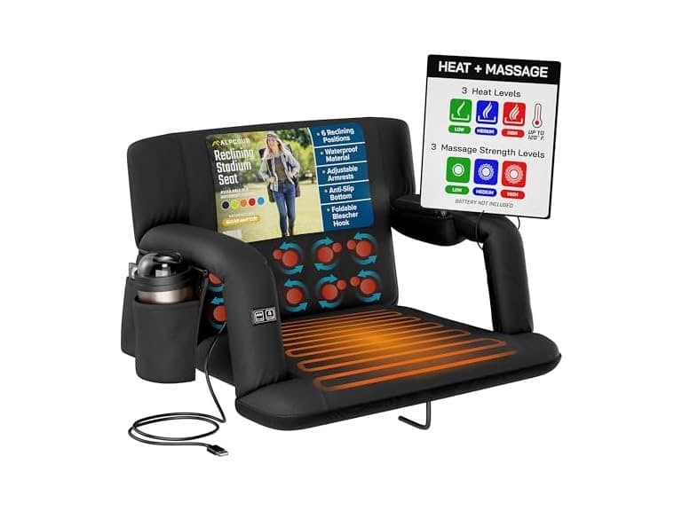 Alpcour Reclining Heating Massage Seat - Image 1