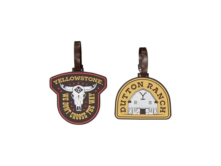 Yellowstone 2-Piece Suitcase ID Tag Set - Image 1