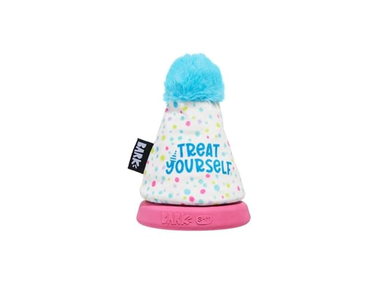 Barkbox Treat Yourself Party Hat Dog Toy | Rip & Reveal - Image 1