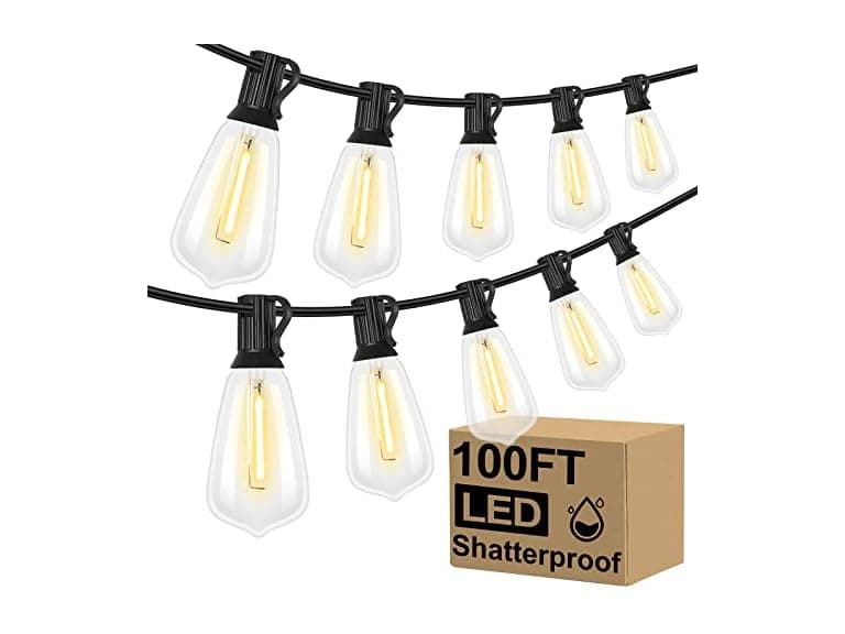 Brightever US LED Outdoor String Lights 100FT - Image 1