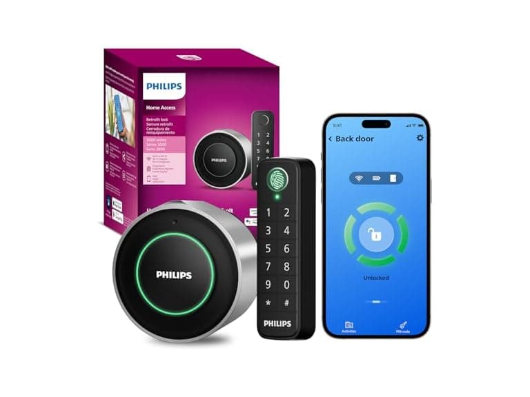 PHILIPS DDL230X-1HWP-SilverRetrofit Smart Lock with Keypa (Open Box) - Image 1