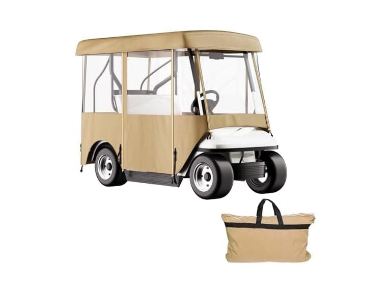 Golf Cart Enclosure, with 4-Sided Fairway - Image 1