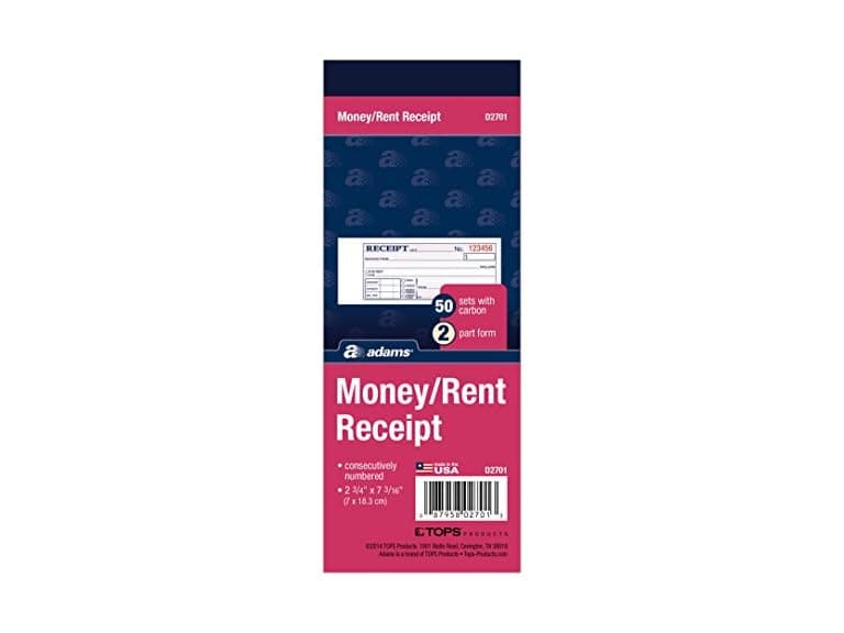 Adams Money/Rent Receipt Book - Image 1