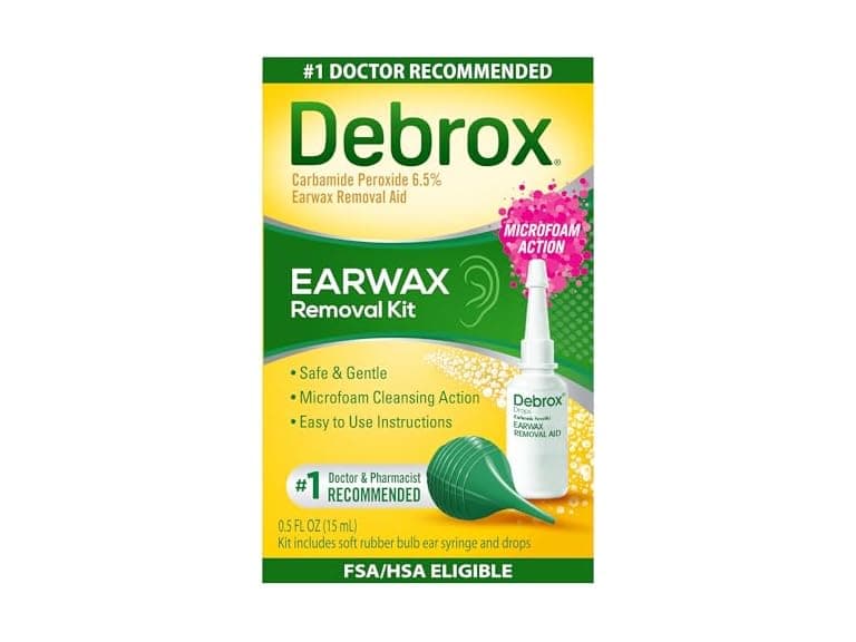 Debrox Ear Wax Removal Kit with Drops 0.5oz - Image 1