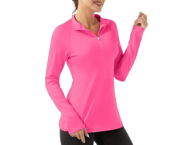 Fkeep Women Polo Shirts Long Sleeve UPF 50+ V Tops - Image 1