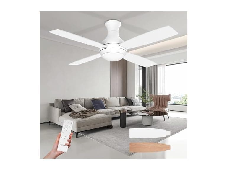 Consciot 52 inch Ceiling Fans with Lights Remote - Image 1