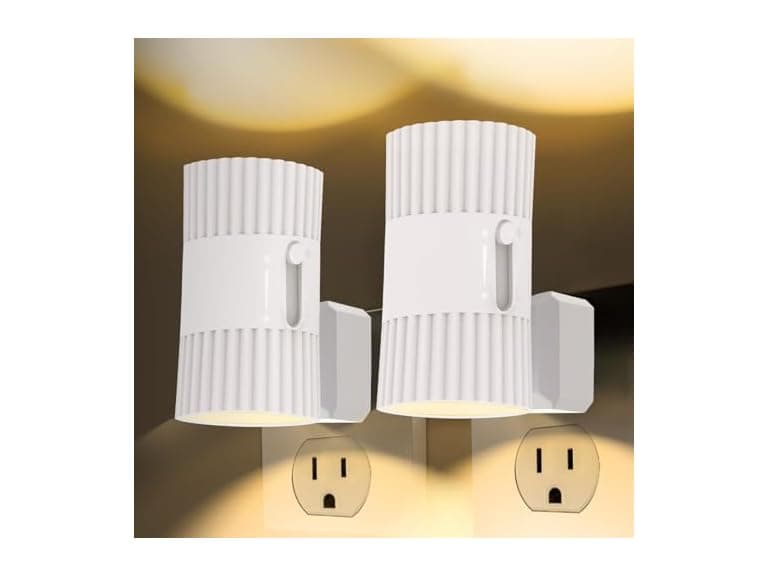 QQV Night Lights Plug into Wall 2 Pack - Image 1