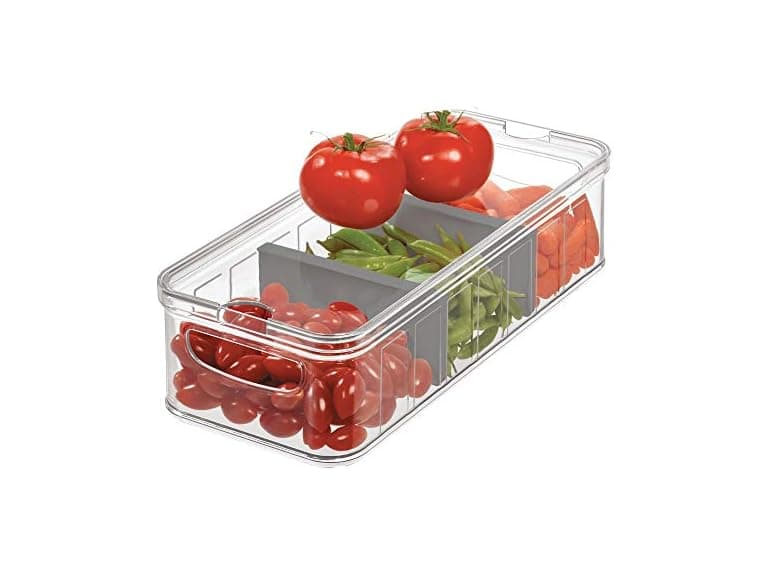 InterDesign iDesign Recycled Plastic Crisp Large Divided Fr - Image 1