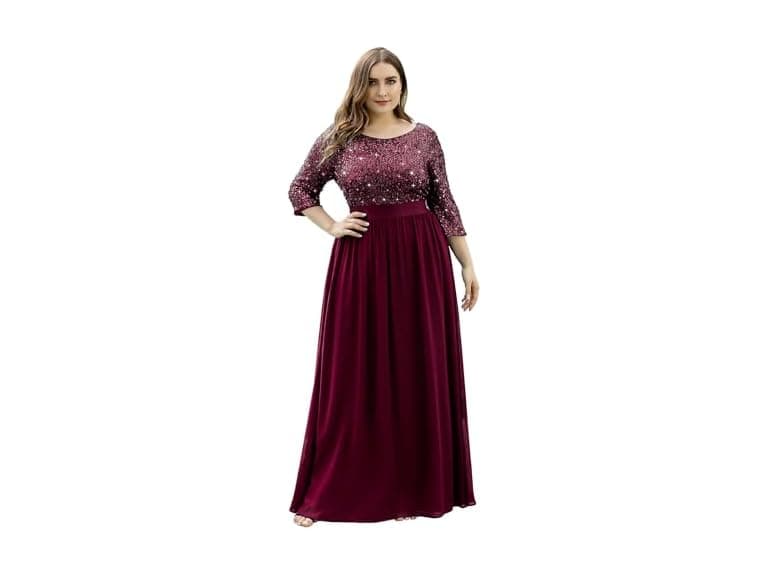 Ever-Pretty Women (14) Round Neck Maxi Sequin Us14 - Image 1