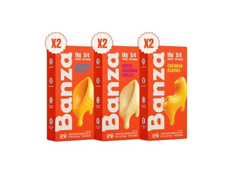 Banza Mac and Cheese Variety Pack - 6 Pack - Image 1