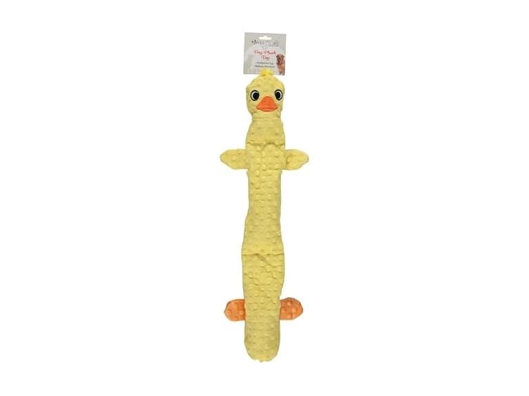 Cudlie Stuffless Animal Plush Dog Toy- Duck - Image 1