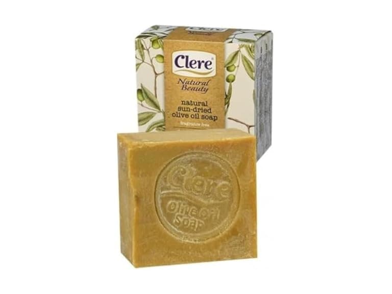 CLERE Natural Olive Oil Soap Bar - Image 1