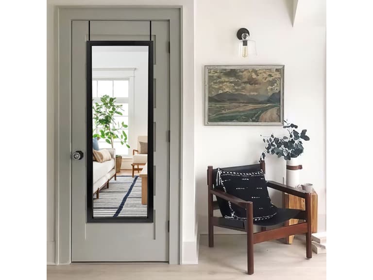 NeuType 44" x 16" Over The Door Mirror - Image 1