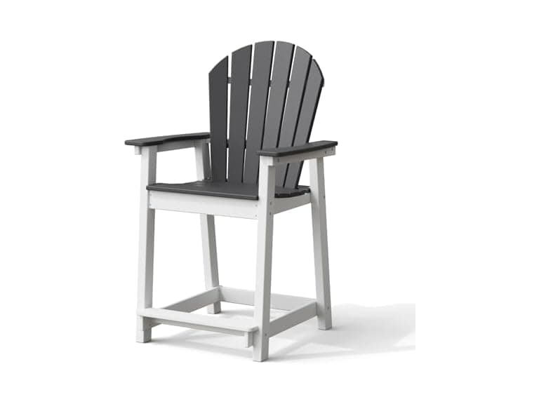 HDPE Bar Height Adirondack Chair, Tall - Image 1