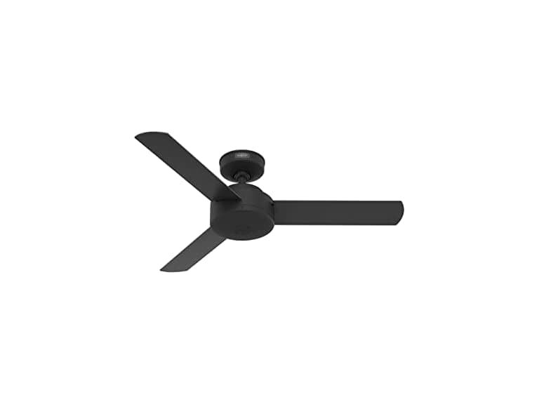 Hunter Fan 44" Casual Matte Black Indoor Ceiling Fan - Image 1