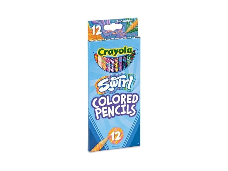 Crayola Swirl Colored Pencils for Kids, 12ct - Image 1