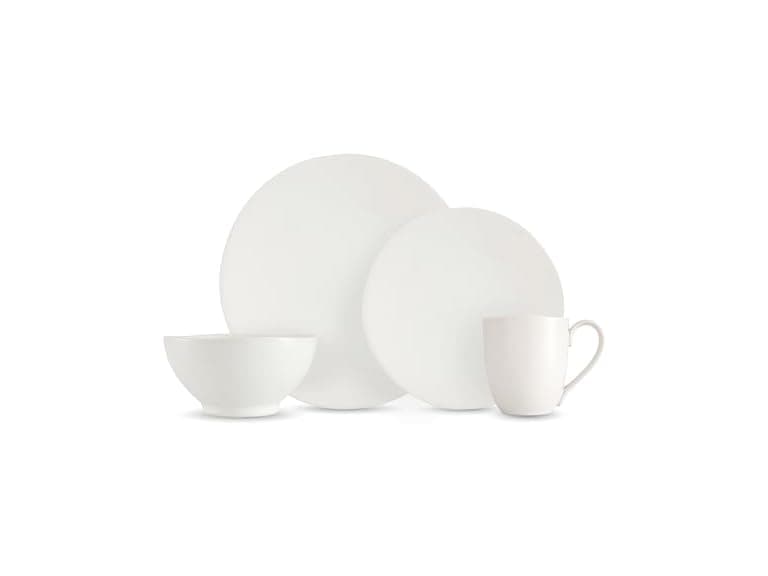 Eater x Zwiesel Fortessa Tempus Stoneware, 16 Piece Set Linen - Image 1