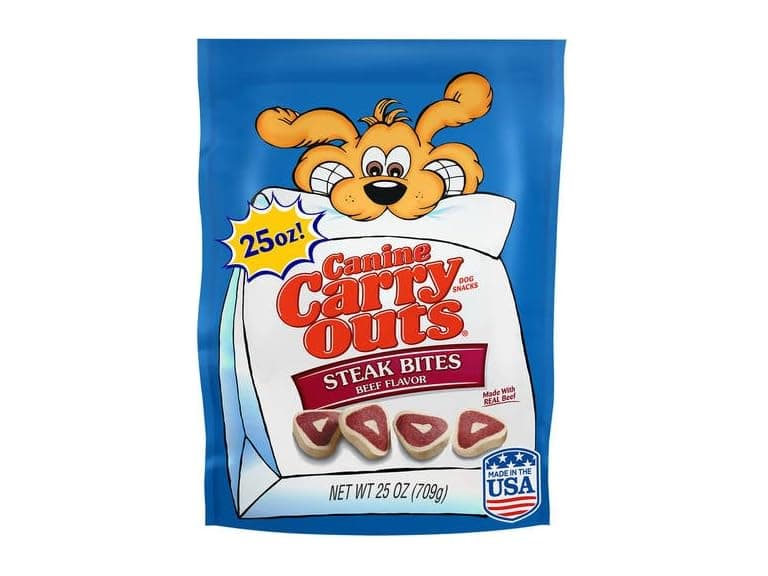 Canine Carry Outs Steak Bites Beef Flavor Dog Snacks, 25 oz - Image 1