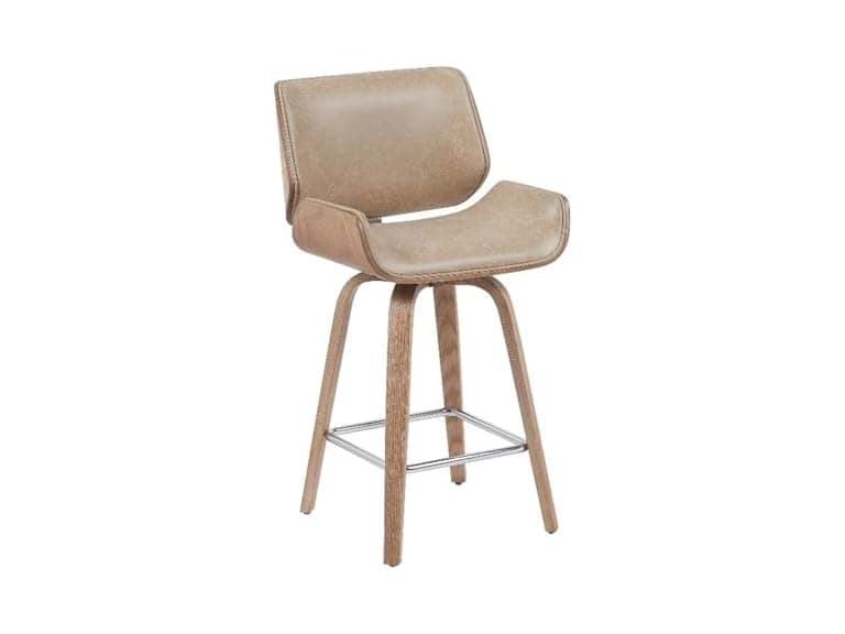 Tyler Counter Stool 2Pk, Vintage Brown - Image 1