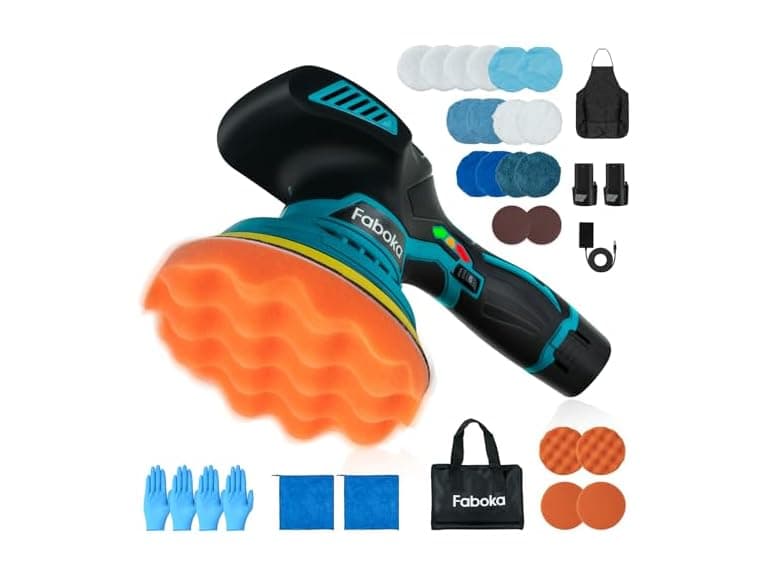 FABOKA FA001 6 Inch Cordless Car Buffer Polisher - Image 1