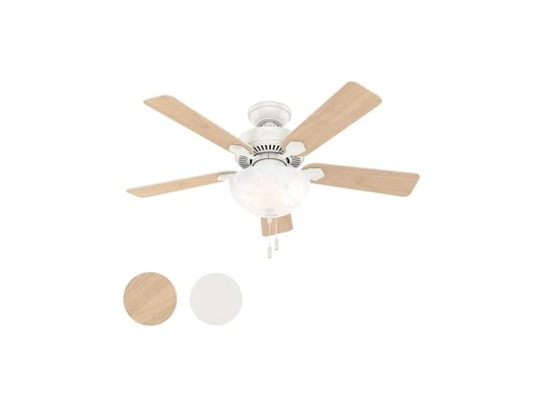 Hunter Fan 52" Vicien Fresh White Indoor - Image 1
