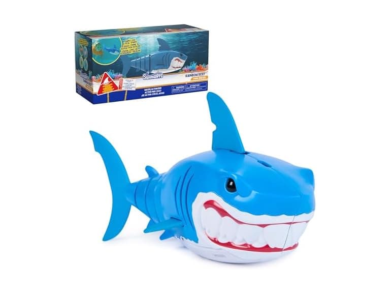SwimWays Rainbow Reef Shark Toy - Image 1