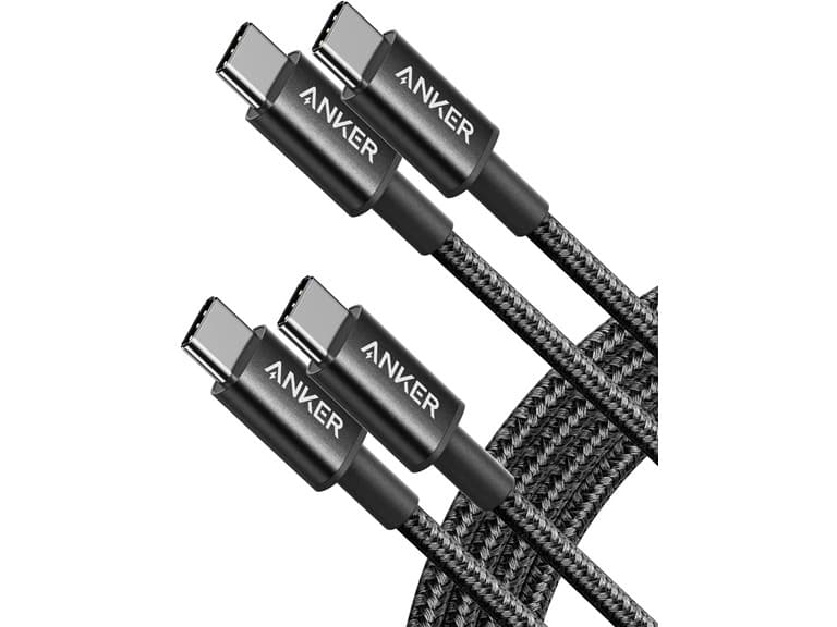 (2 or 4 Cables) Anker 60W USB-C Fast Charging Cable (6 Feet) - Image 1
