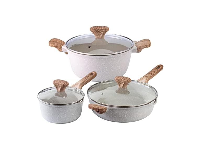 6 Pc Nonstick Cookware Set - Image 1