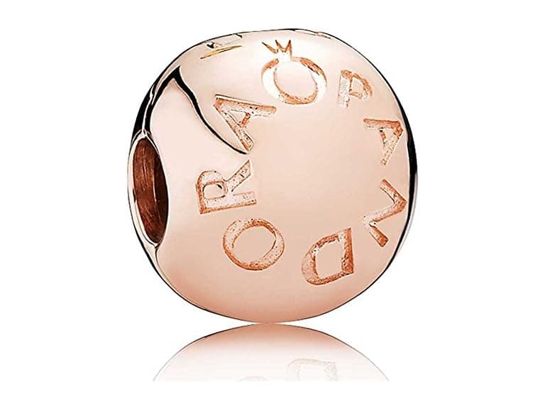 Loving Pandora Logo Charm Clip, Pandora Rose 781015 (Open Box) - Image 1