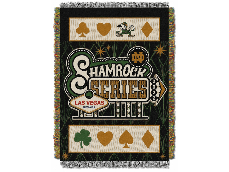 Notre Dame Shamrock Series Blanket - Image 1