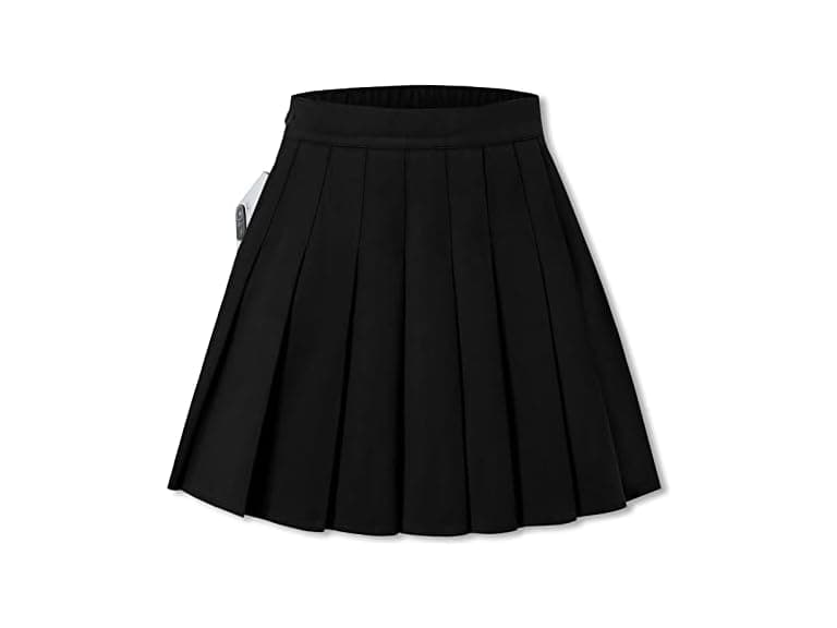 Sangtree Women (M) Woolen Pleated Mini Skirt - Image 1
