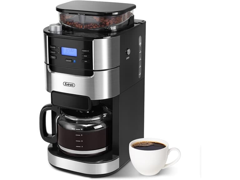 Gevi Coffee Maker with Built-in Grinder - Image 1