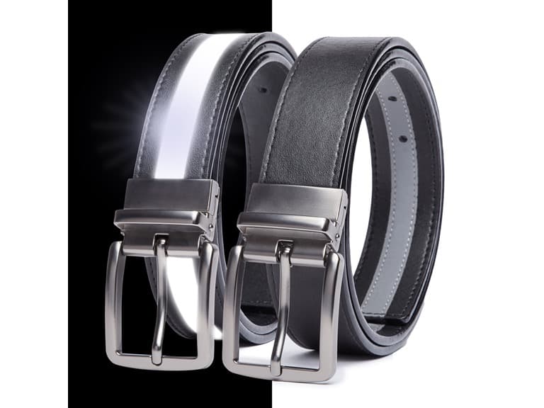 Mens 2in1 Reflective/Black Utility Belt - Image 1