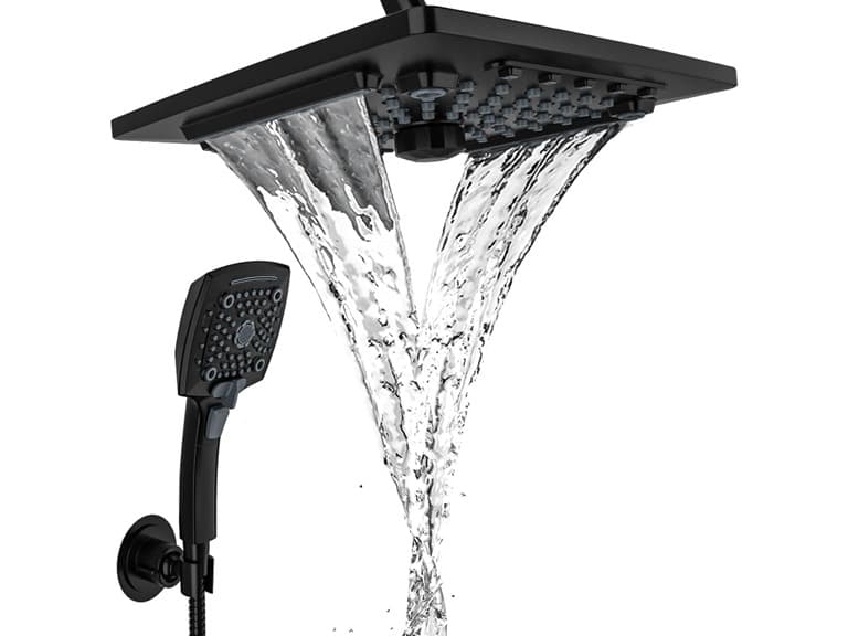 ELLO&ALLO Rain Shower Head with Handheld Spray - Image 1