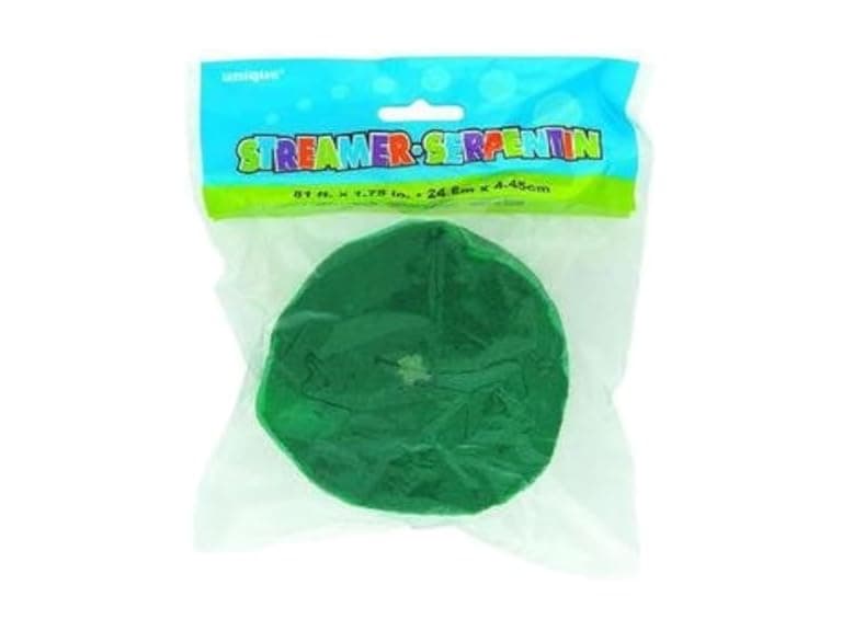 Unique Green Tissue Streamer - Image 1
