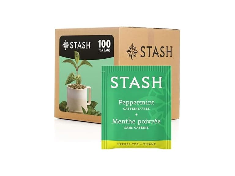 Stash Tea Peppermint Herbal Tea, Box of 100 - Image 1